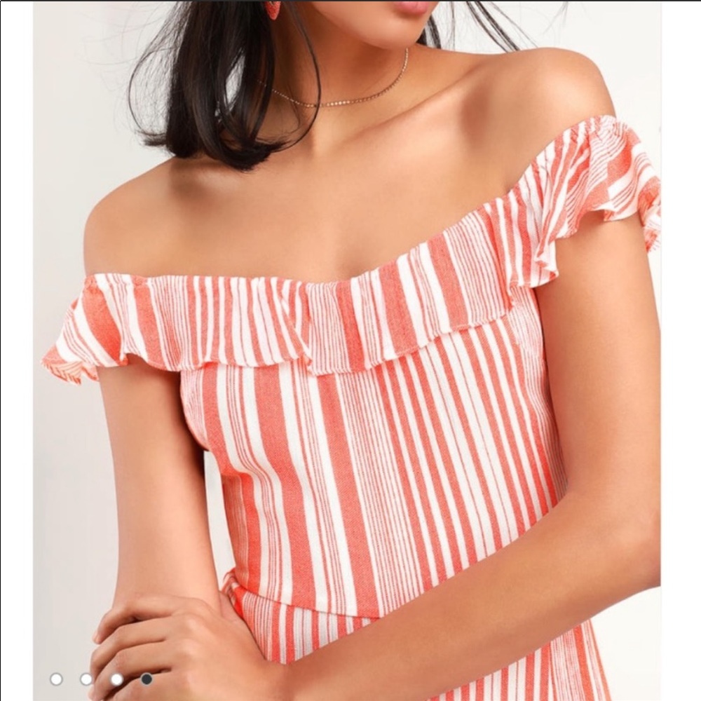 NWT Lulu’s Cora Lee Striped Jumpsuit